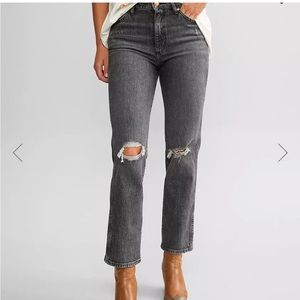 Grey/Black Wrangler Jeans
